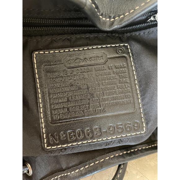Vtg Coach Legacy black backpack Daypack 9569 - Picture 10 of 10